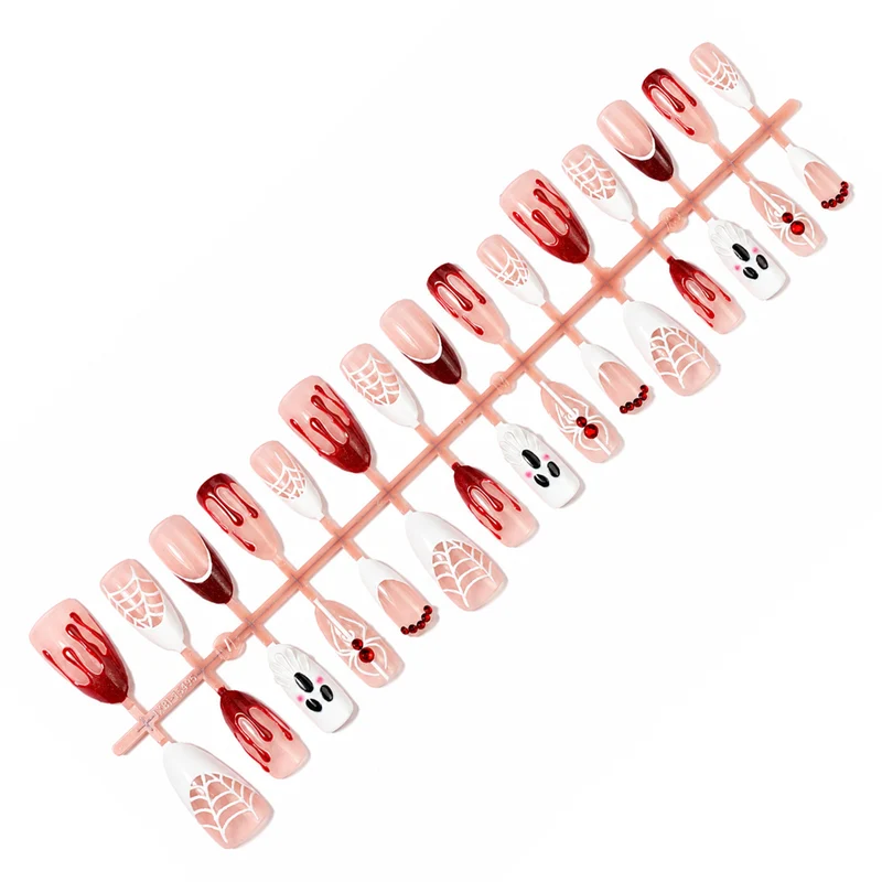 Halloween inspiriertes Kunstnagelset Karnz