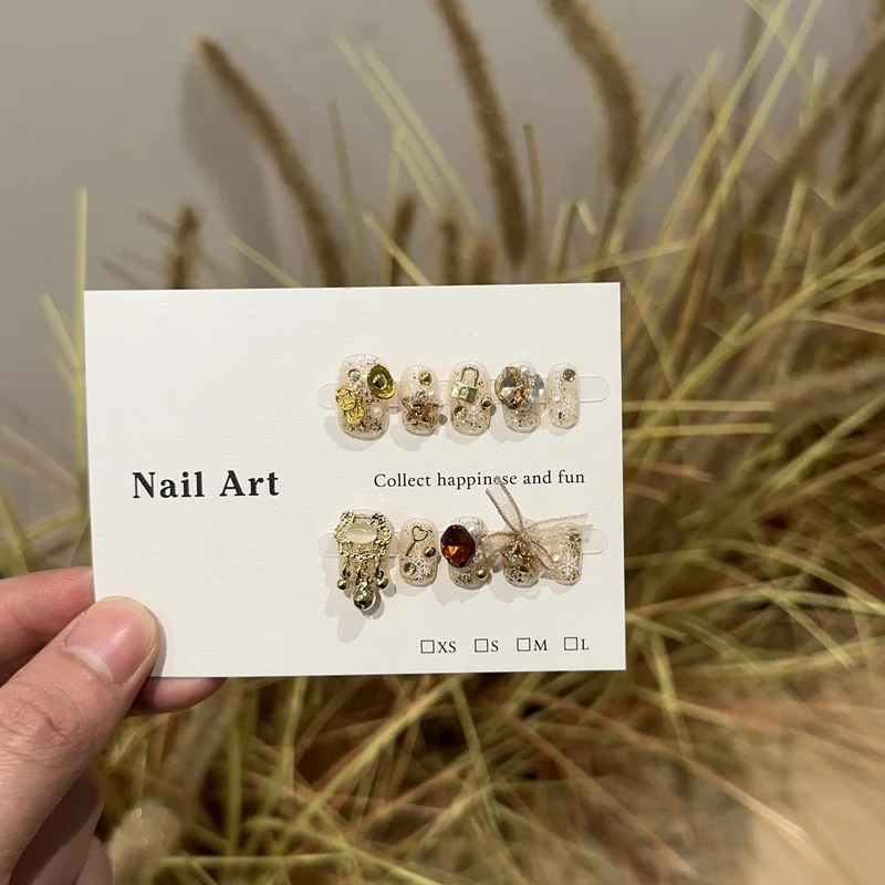 Künstlerisches Edelstein Nagelkunst Set
