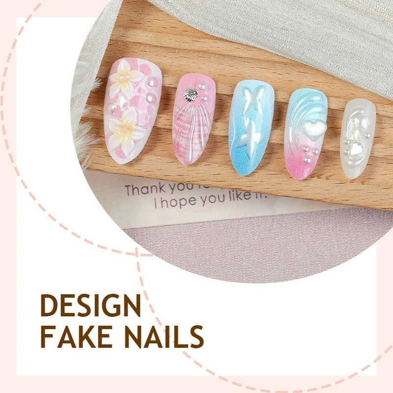 Kreatives Kunstnagelset mit Glitzer- und Einhornmotiven Karnz