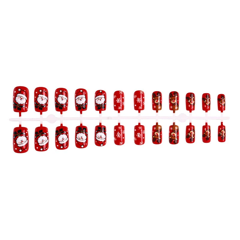 Kreatives Kunstnagelset mit festlichem Weihnachtsdesign Karnz