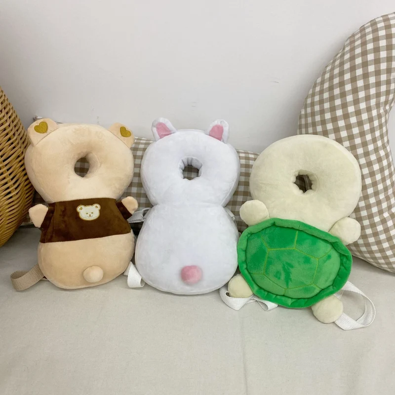 Plüschschildkröte Kinder-Rucksack mit weichem Nackenkissen und verstellbaren Trägern