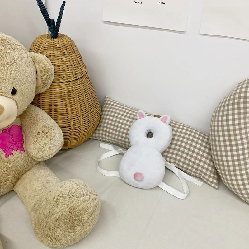 Plüschschildkröte Kinder-Rucksack mit weichem Nackenkissen und verstellbaren Trägern