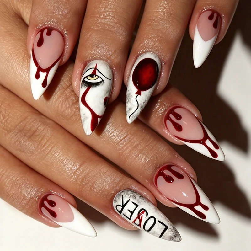 Kreatives Halloween Kunstnagelset Karnz