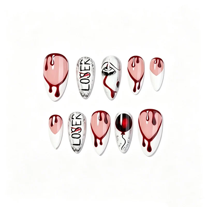 Kreatives Halloween Kunstnagelset Karnz