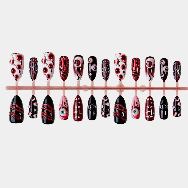 Kreatives Halloween Kunstnagelset Karnz