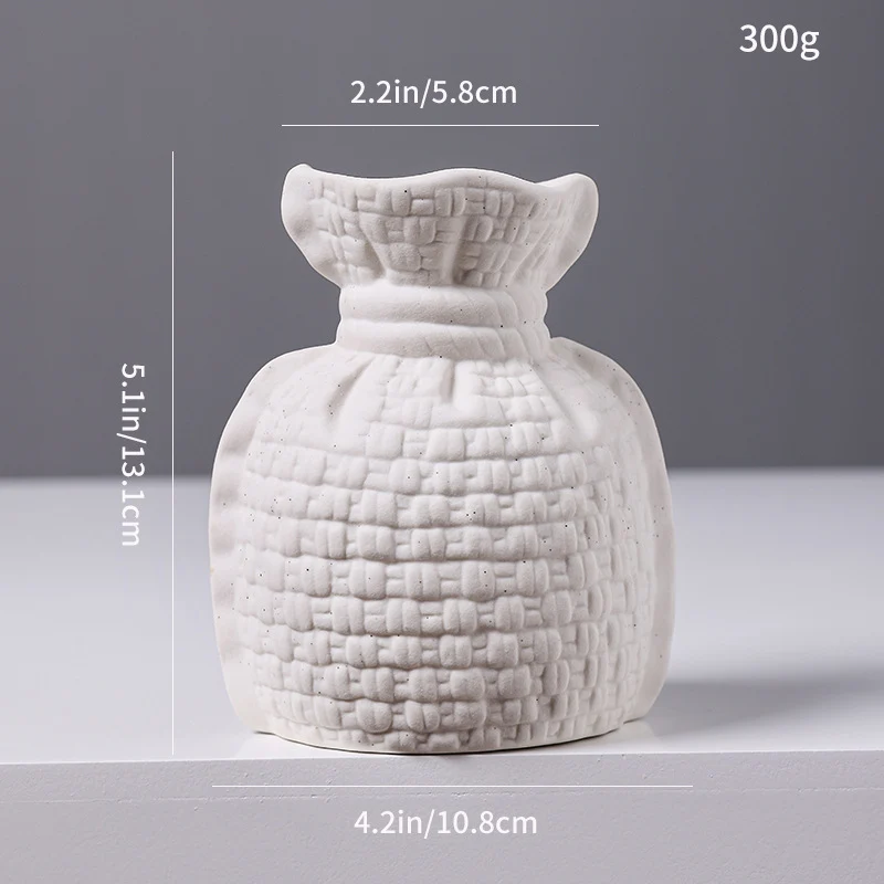 Geflochtene Textur Keramikvase Karnz