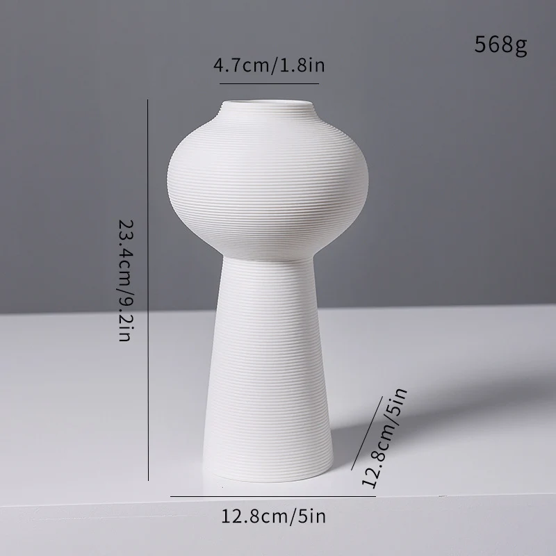 Strukturiert Modern Keramik Vase Karnz 1790368938