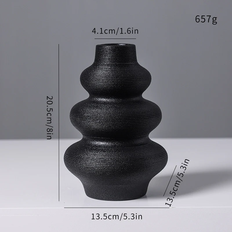 Strukturiert Modern Keramik Vase Karnz 1790368938