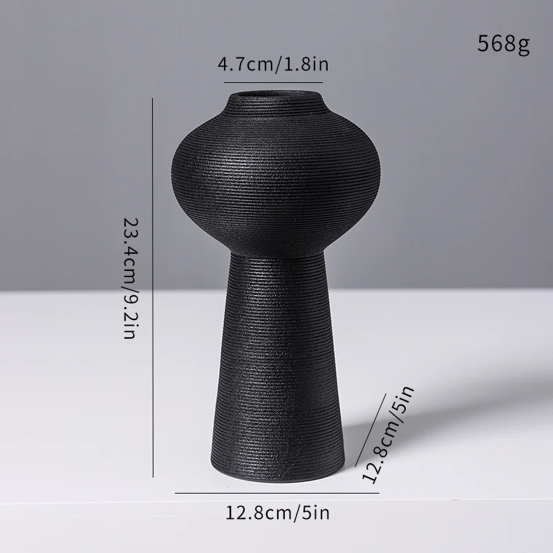 Strukturiert Modern Keramik Vase Karnz 1790368938