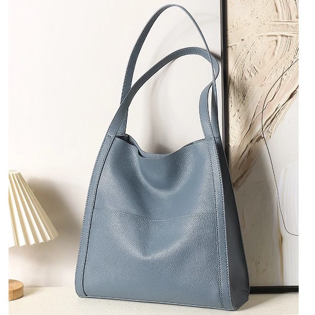 Gepufftes Leder Bequeme Schultertasche