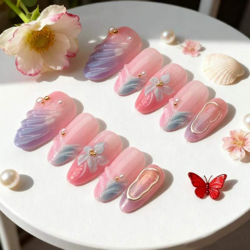 Dekorative Nagelkunst