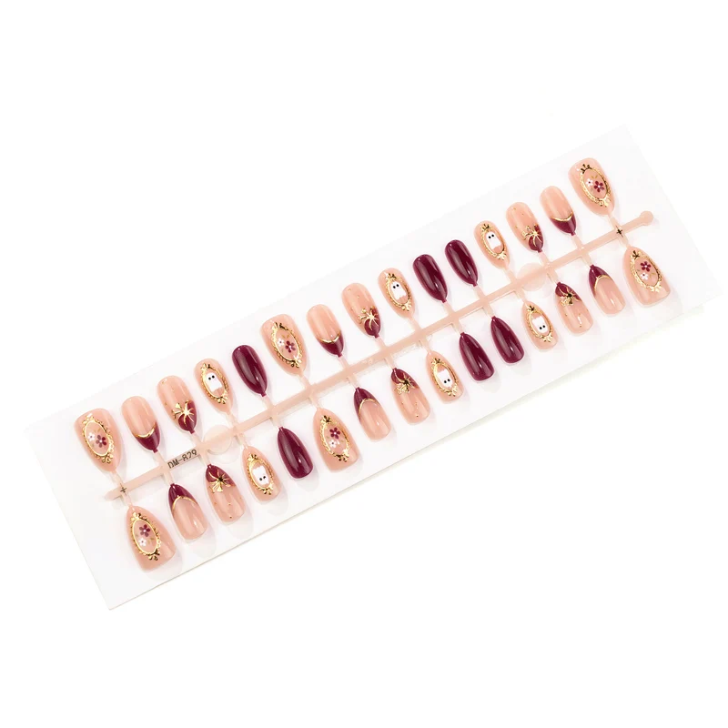 Dekoratives Halloween-Themen Press-On Nagelset
