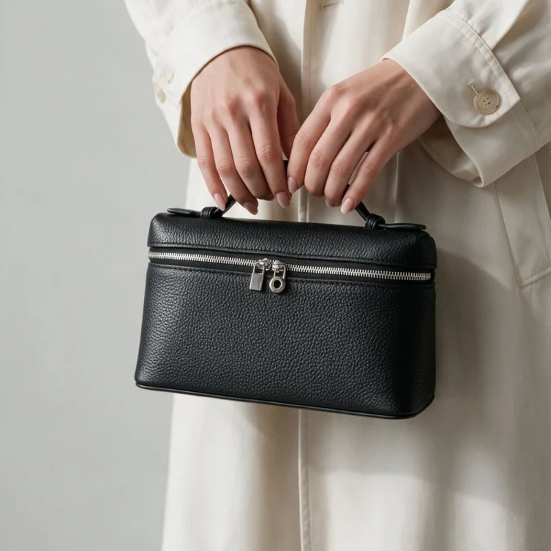 Kompette Boxy Top-Handle Kosmetiktasche