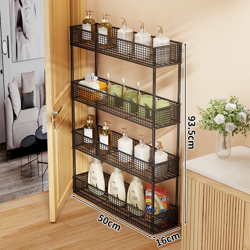 Slim Tür-Three-Tier Drahtgitter Aufbewahrungsorganisator