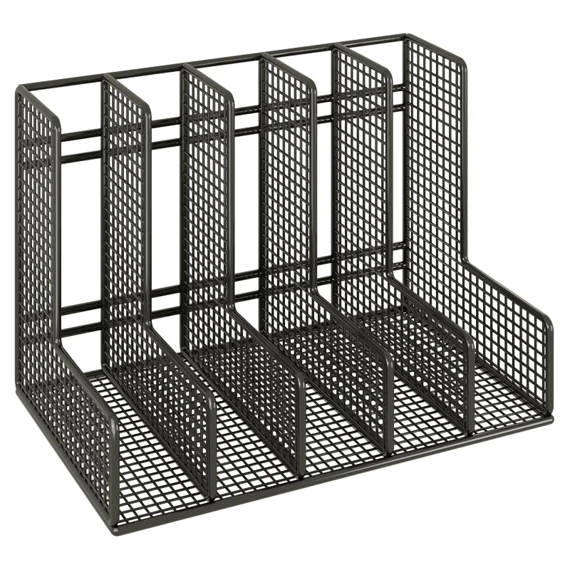 Mesh Grid Desktop-Datei-Organisator mit verstellbaren vertikalen Trennwänden