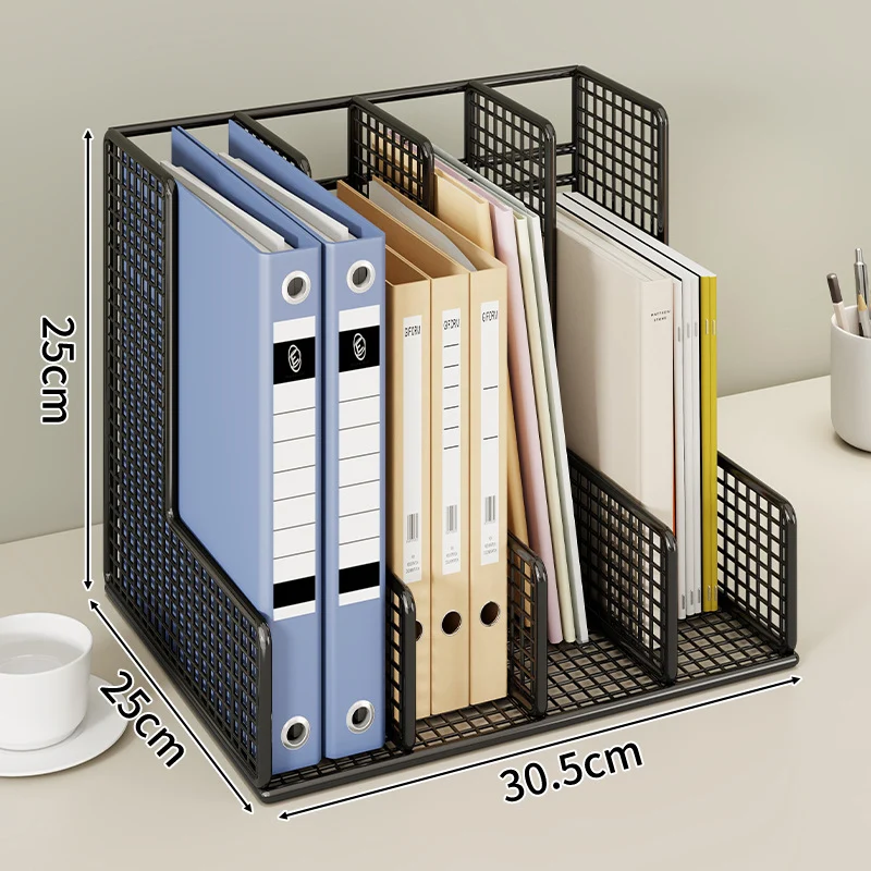 Mesh Grid Desktop-Datei-Organisator mit verstellbaren vertikalen Trennwänden