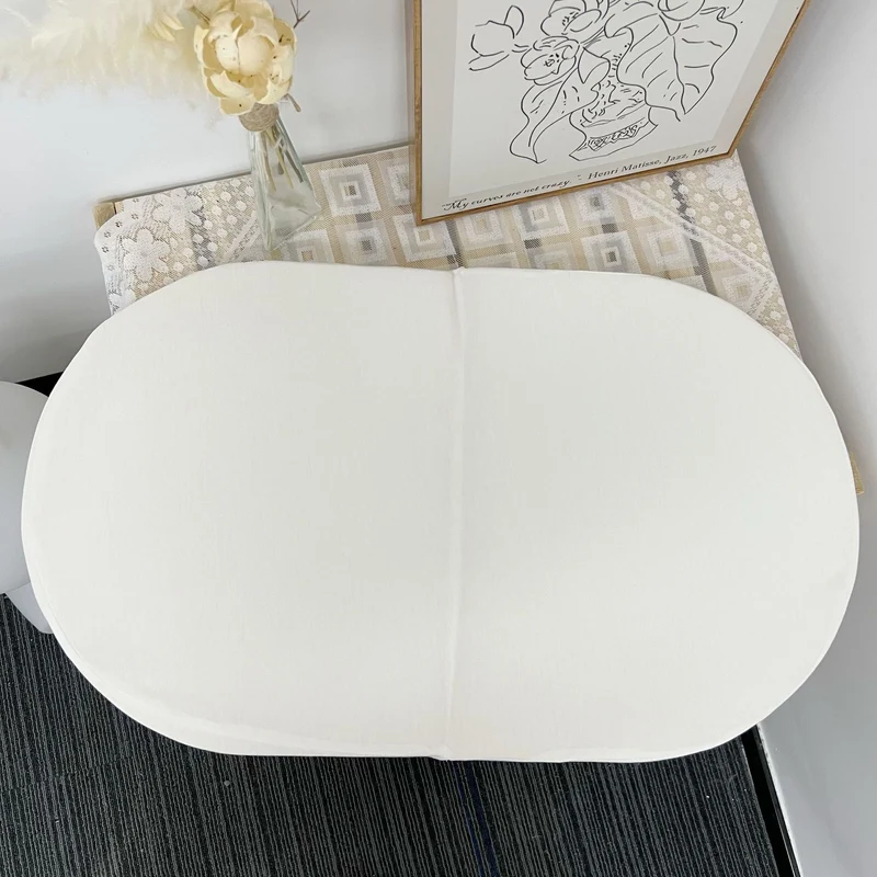 Passend Wasserdicht Baumwollmischung Oval Baby Wickelauflagenbezug