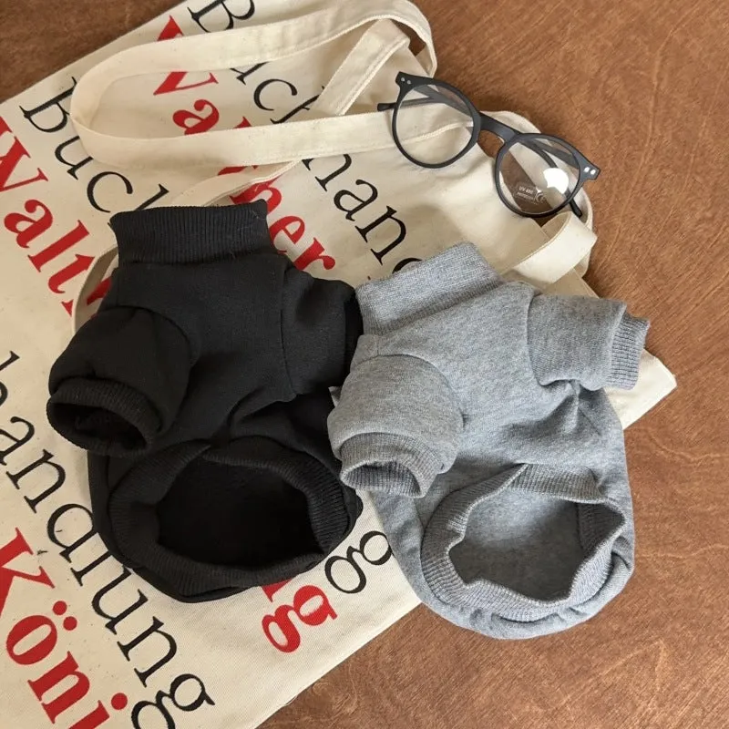Zip-Up Baumwollmischung Haustierpullover mit Teddy-Bären-Druck