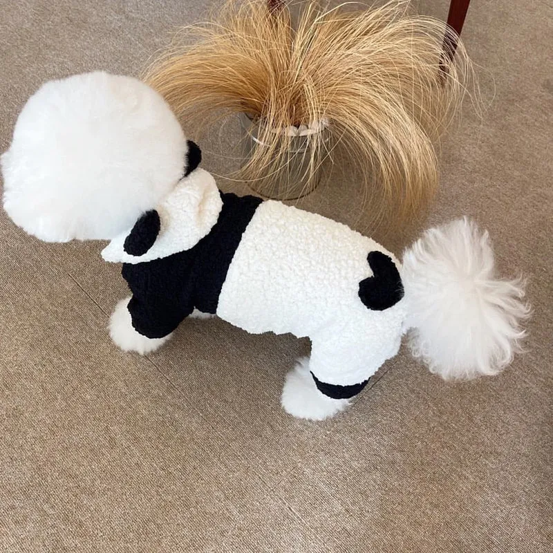 Teddy Sherpa Geschirr-kompatible Hundeweste mit kontrastierendem Herzapplikation