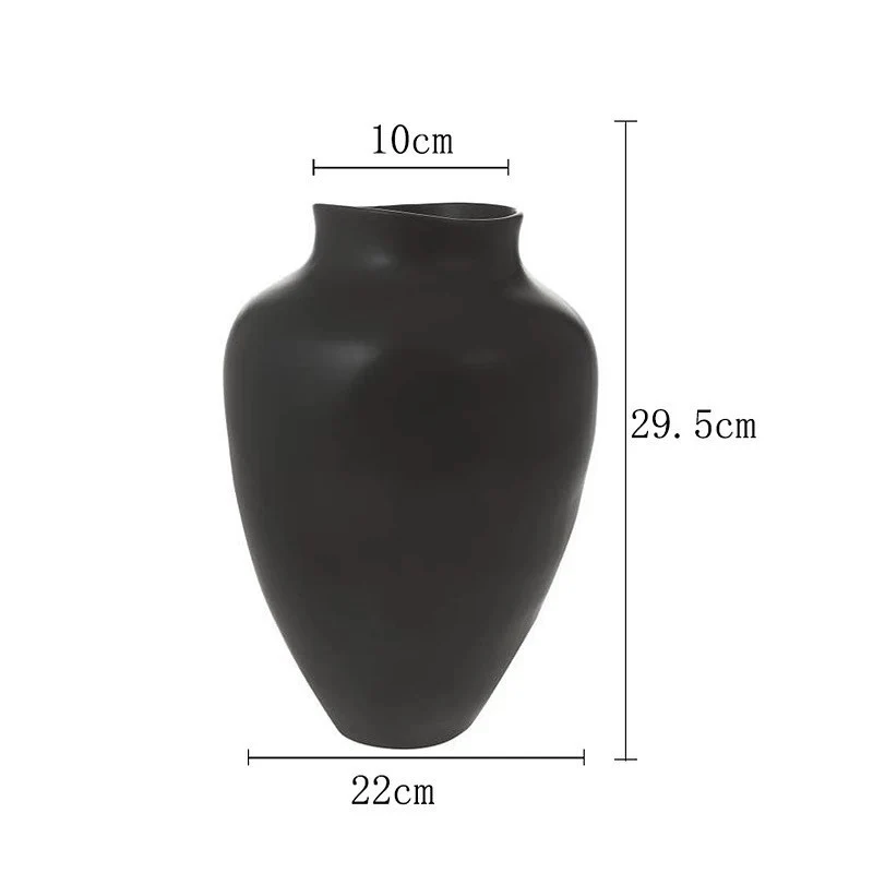 Elegante große Keramikvase