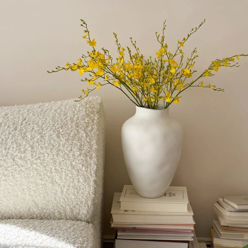 Elegante große Keramikvase