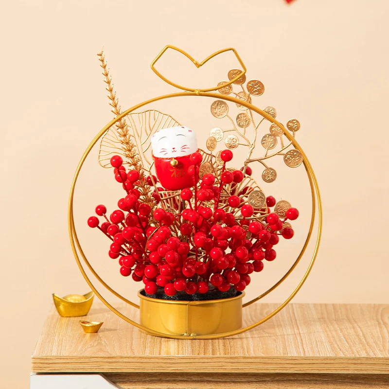 Künstlerische dekorative florale Skulptur
