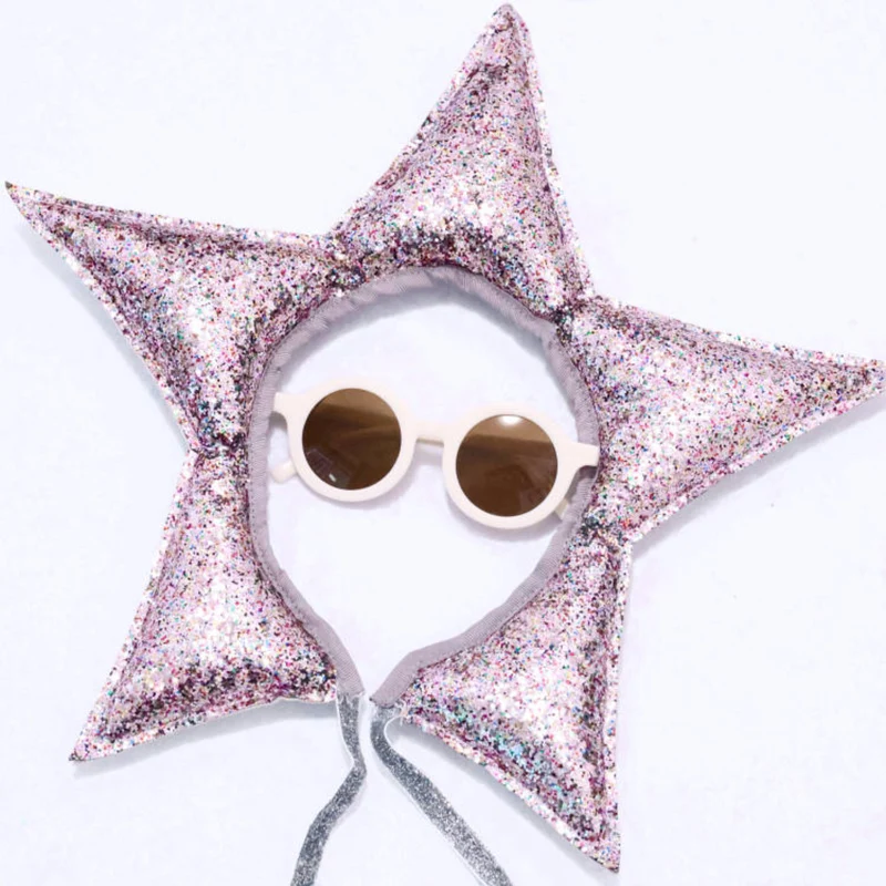 Glänzendes Pailletten-Stern-Haarband
