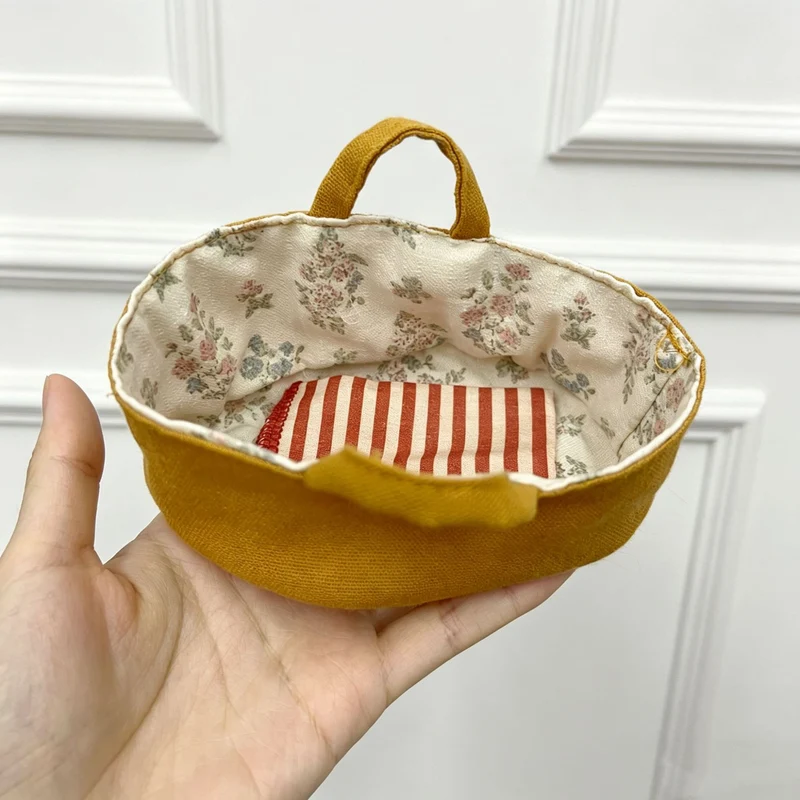 Umkehrbare Baumwoll-Bucket-Hut mit floralem Futter