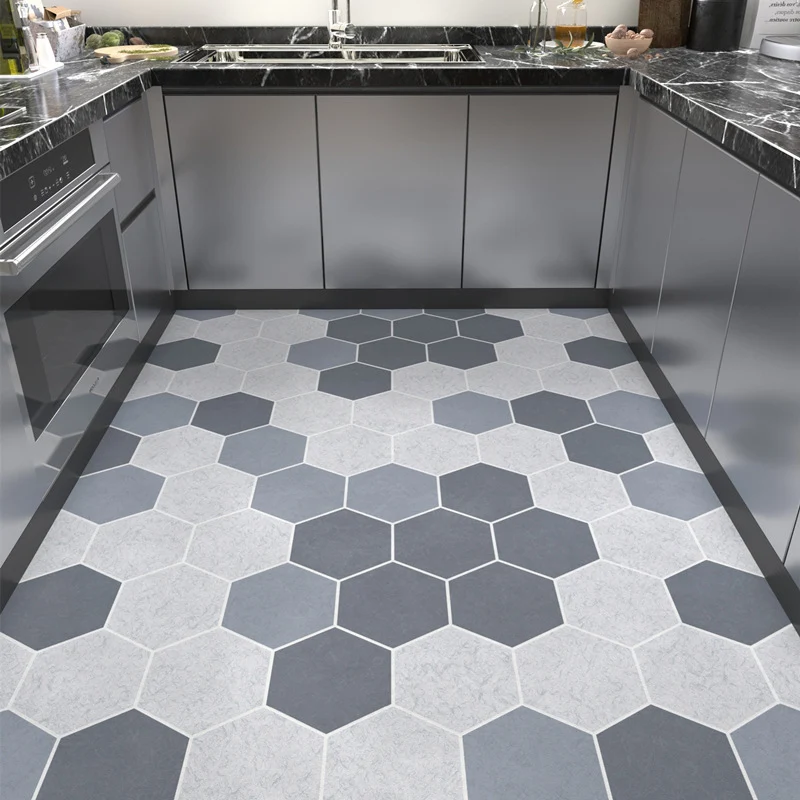 Geometrisches Wabenmuster Teppichboden