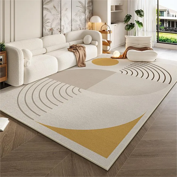 Zeitgenössischer floraler Design-Teppich