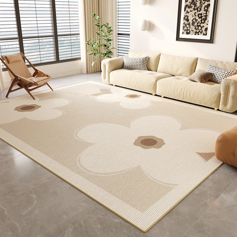 Zeitgenössischer floraler Design-Teppich