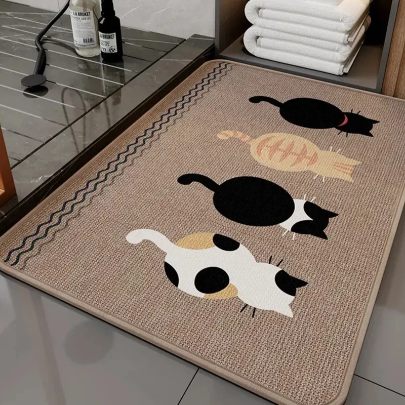 Katzen-Themen Weiche Badematte