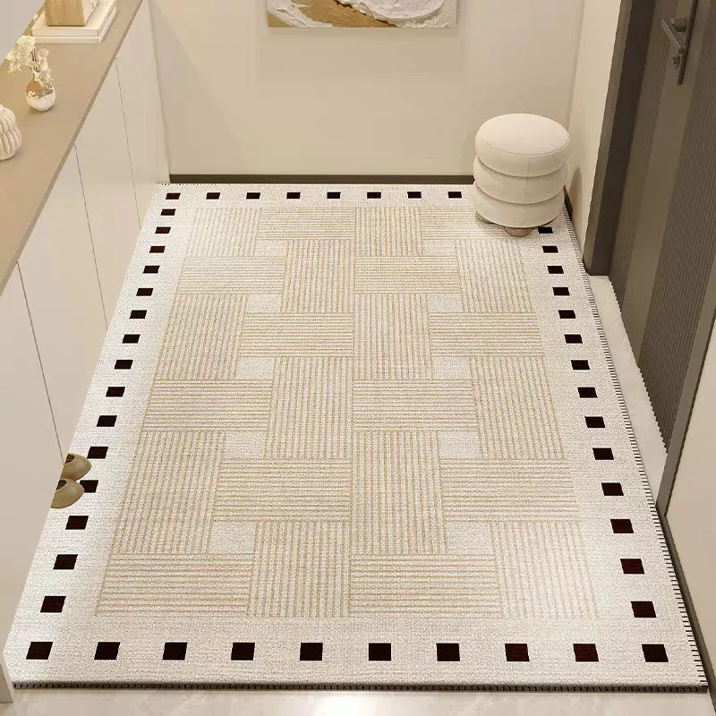 Stylischer geometrischer Teppich