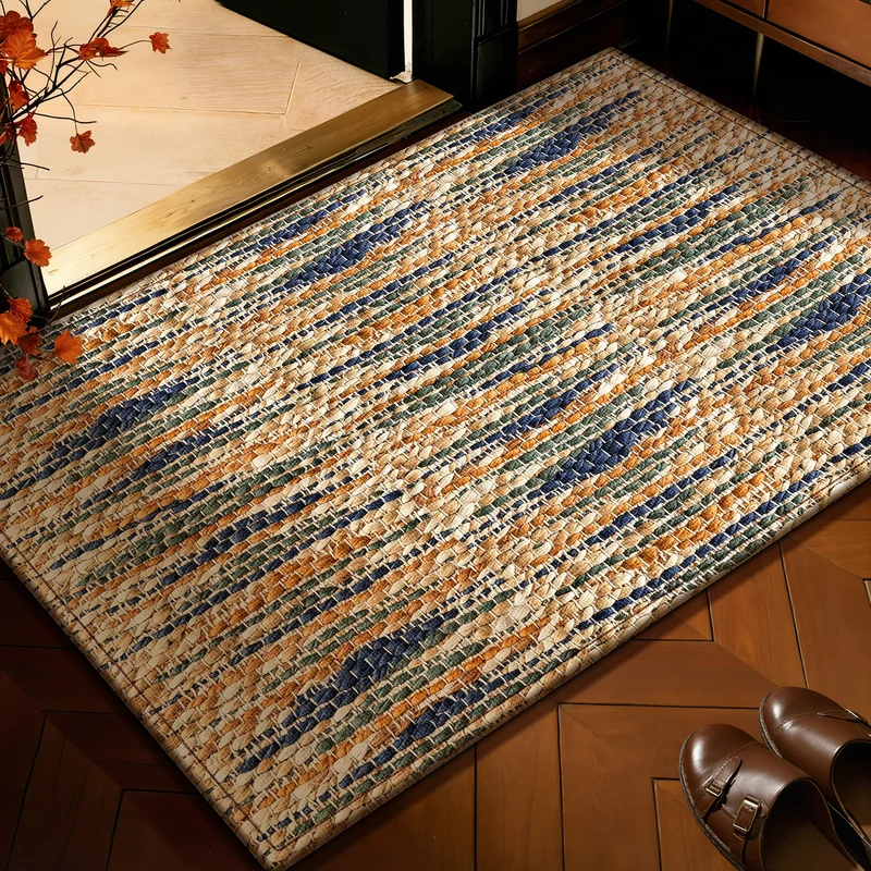Handgeknüpfter Patchwork-Teppich