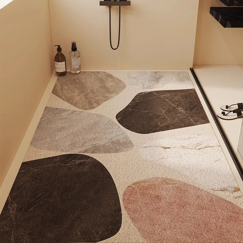 Abstract Stone Pattern Badematte