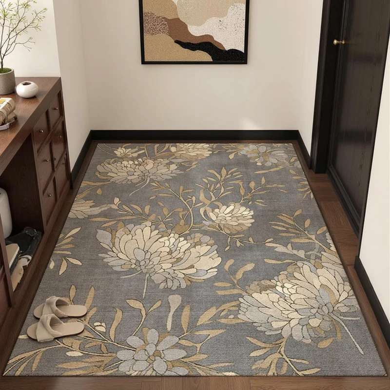 Eleganter floraler Teppich