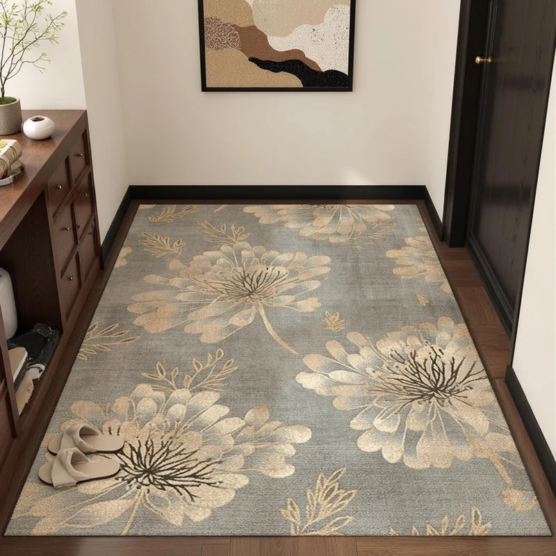 Eleganter floraler Teppich