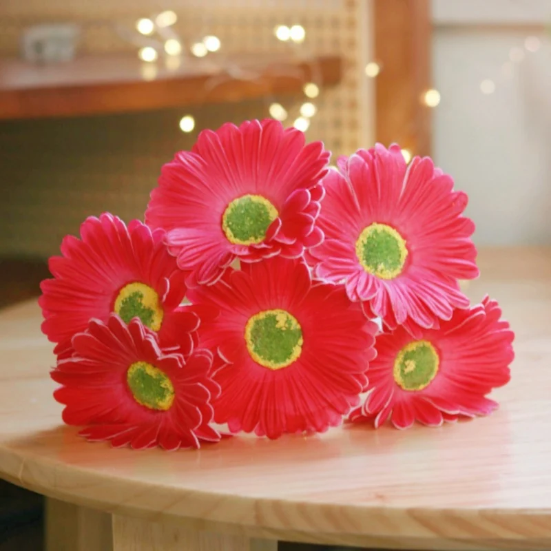 Faux Floral Gerbera Daisy Bouquet