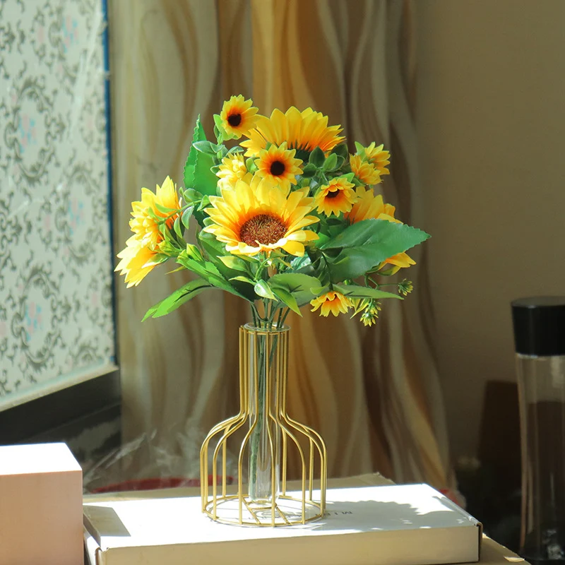 Lebensechte Sonnenblume Blumenstrauß