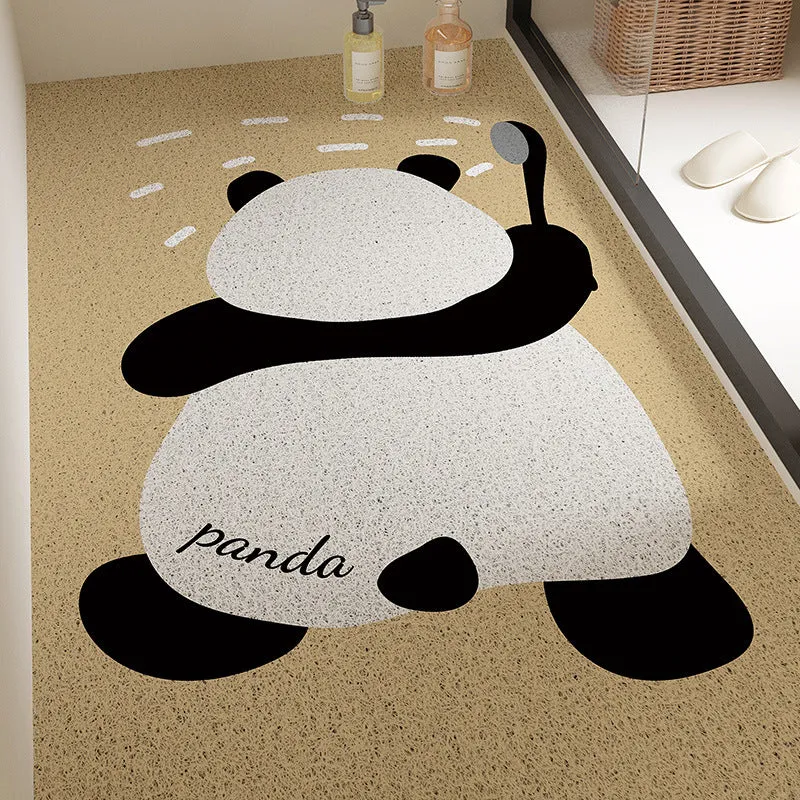 Niedlicher Cartoon Panda Badteppich
