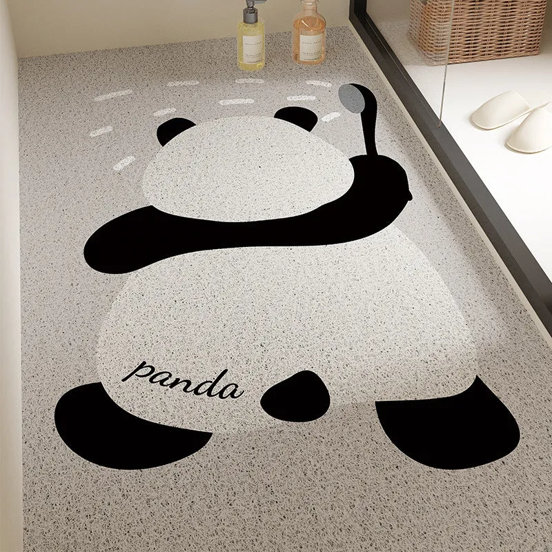 Niedlicher Cartoon Panda Badteppich