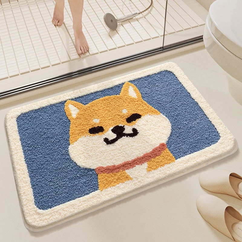 Plüsch Cartoon Katze Badmatte
