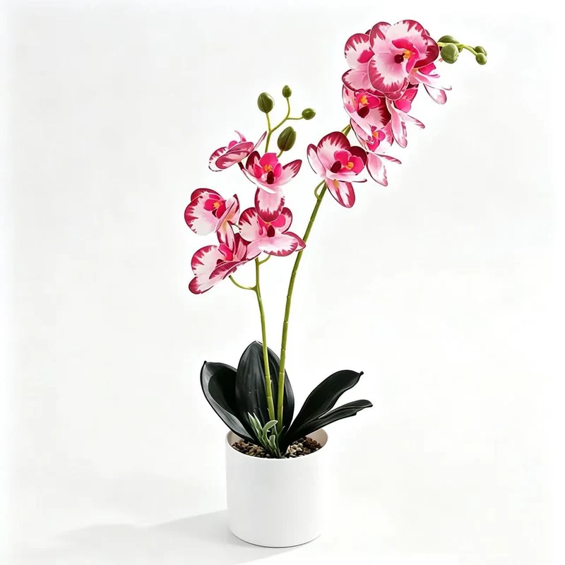 Lebensechte Orchidee Home-Dekor