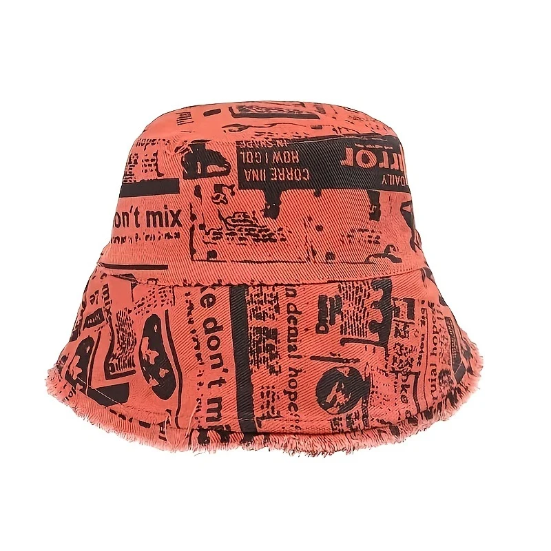 Stylischer Grafik-Bucket-Hut