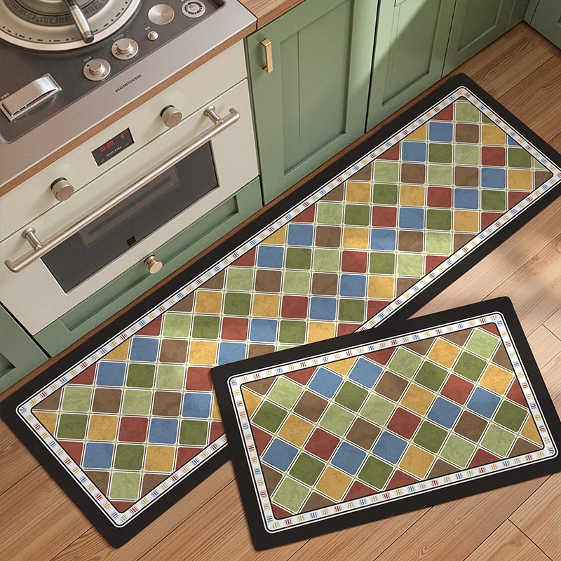 Moderne geometrische Muster Küchenteppichmatte