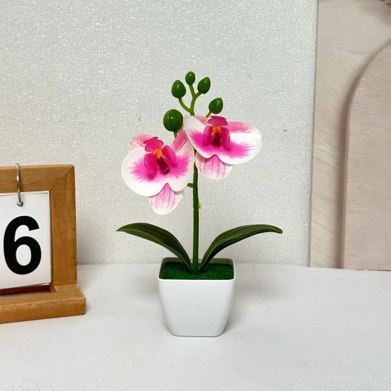 Lebensechte florale Orchideen-Darstellung für die Inneneinrichtung