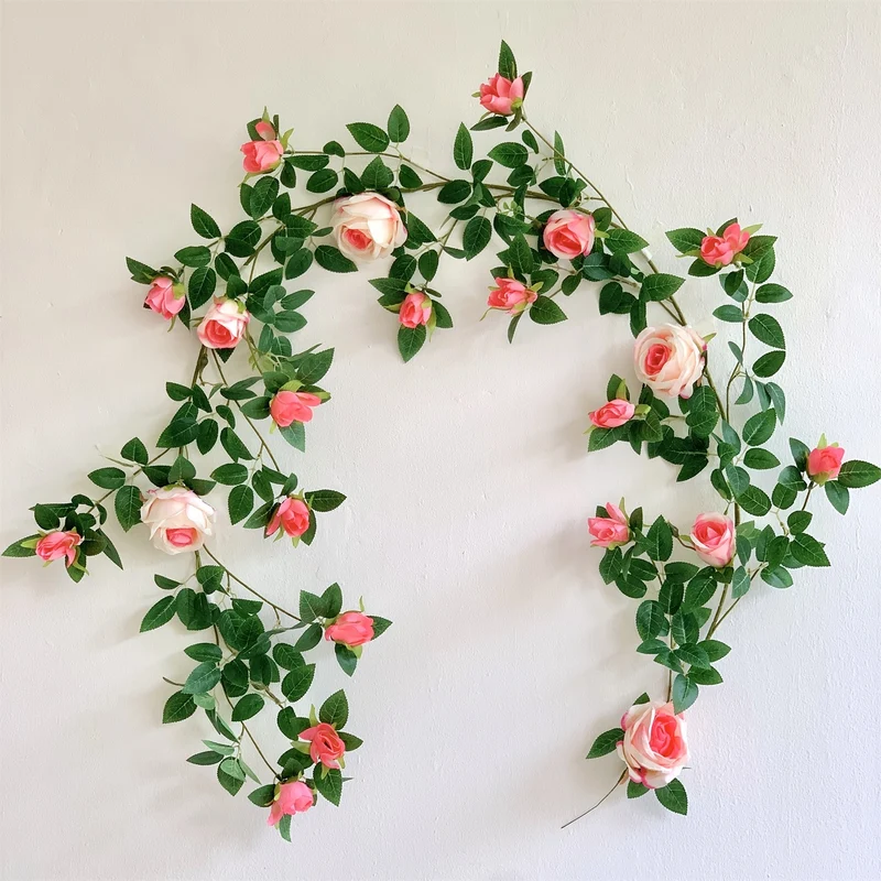 Künstliche Blumen Wand Girlande
