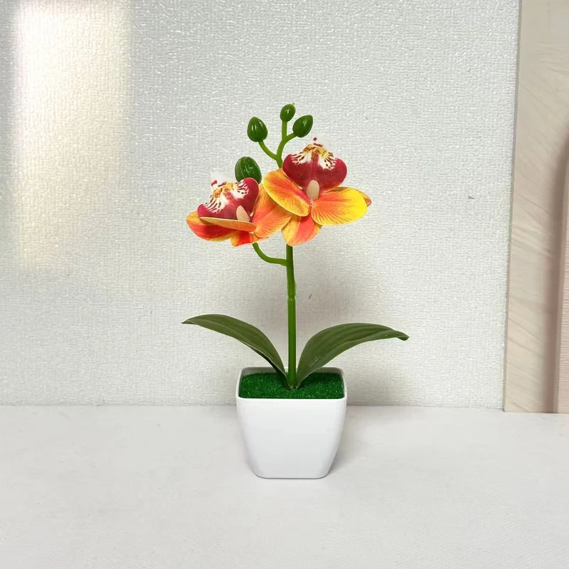 Lebensechte dekorative Orchideenpflanze für die Wohnkultur
