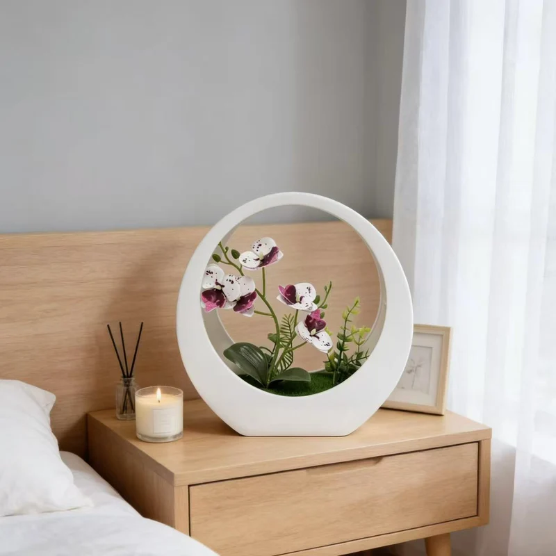 Elegante Blumenanzeige
