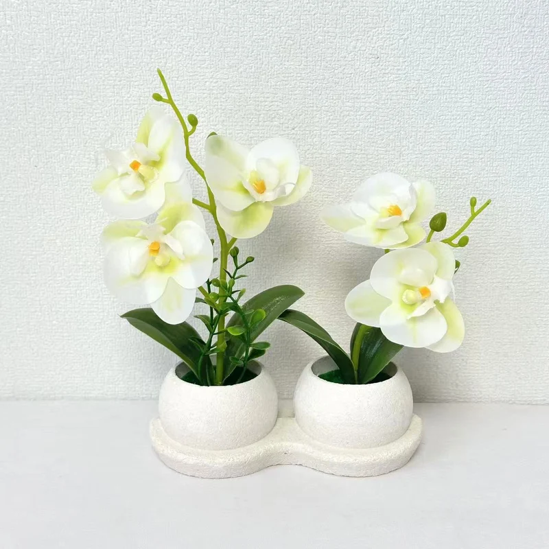 Elegante Faux-Orchideenblütenanzeige
